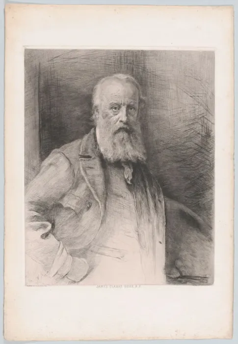 Framed Print : James Clarke Hook, RA, 1884. 1884. Creator: Otto Theodor Leyde Framed Print : James Clarke Hook, RA, 1884. 1884. Creator: Otto Theodor Leyde