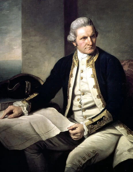 James Cook, English explorer, navigator and hydrographer, 1775-1776. Artist: Nathaniel Dance-Holland