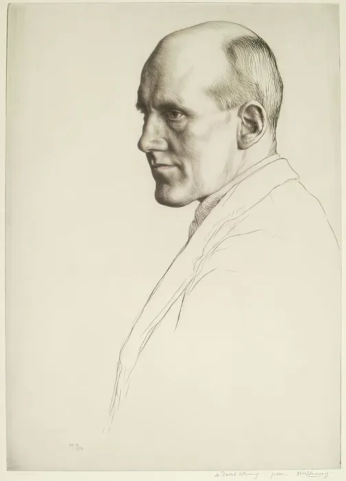 Framed Print : James Craig Annan, 1916. Creator: William Strang Framed Print : James Craig Annan, 1916. Creator: William Strang