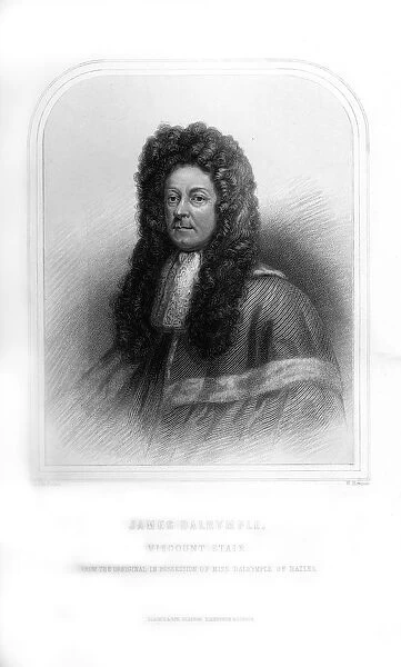 James Dalrymple, 1st Viscount of Stair, Scottish lawyer and statesman, (1870). Artist: W Howison