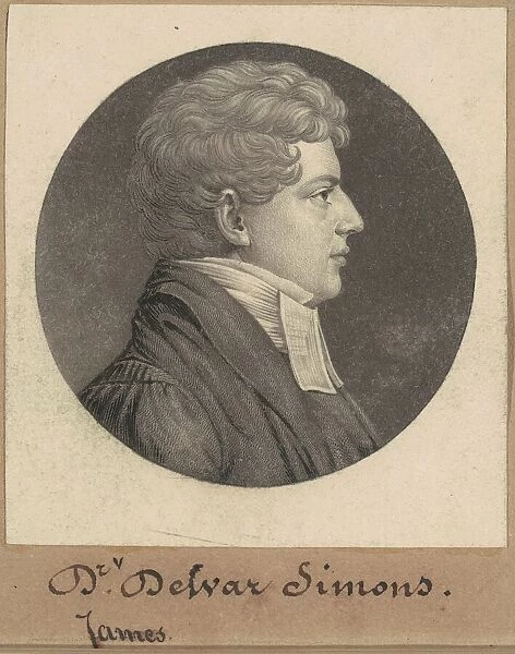 James Dewar Simons, 1809. Creator: Charles Balthazar Julien Fevret de Saint-Mé