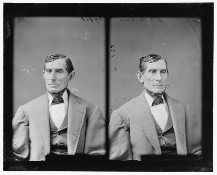 Framed Print : James Douglas Williams of Indiana, between 1865 and 1880. Creator: Unknown Framed Print : James Douglas Williams of Indiana, between 1865 and 1880. Creator: Unknown