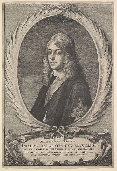 James, Duke of York, 1651. Creator: Wenceslaus Hollar