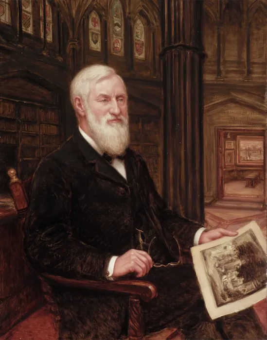 Framed Print : James Edmund Scripps, 1907. Creator: Robert John Wickenden Framed Print : James Edmund Scripps, 1907. Creator: Robert John Wickenden