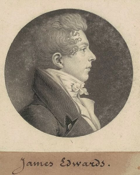 James Edwards, 1809. Creator: Charles Balthazar Julien Fevret de Saint-Memin