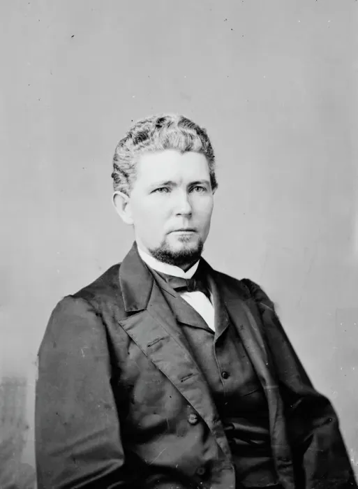 Framed Print : James Falconer Wilson of Iowa, between 1855 and 1865. Creator: Unknown Framed Print : James Falconer Wilson of Iowa, between 1855 and 1865. Creator: Unknown