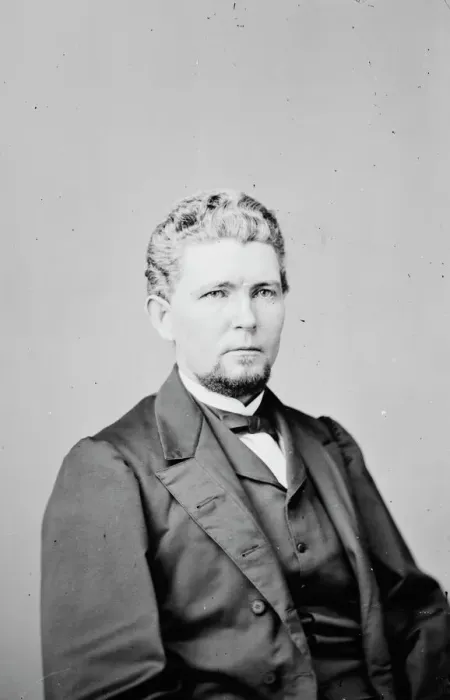 Framed Print : James Falconer Wilson of Iowa, between 1855 and 1865. Creator: Unknown Framed Print : James Falconer Wilson of Iowa, between 1855 and 1865. Creator: Unknown