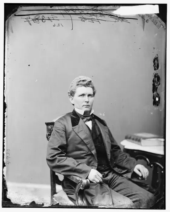 Framed Print : James Falconer Wilson of Iowa, between 1865 and 1880. Creator: Unknown Framed Print : James Falconer Wilson of Iowa, between 1865 and 1880. Creator: Unknown