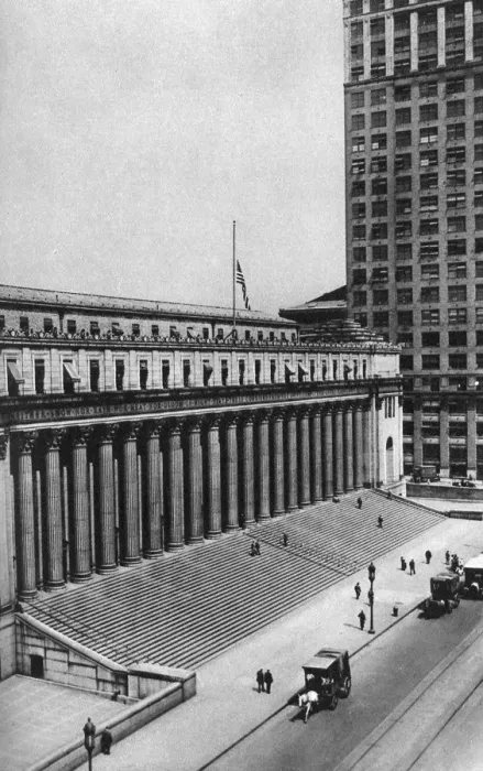 Framed Print : James Farley Post Office building, New York City, USA, c1930s. Artist: Ewing Galloway Framed Print : James Farley Post Office building, New York City, USA, c1930s. Artist: Ewing Galloway