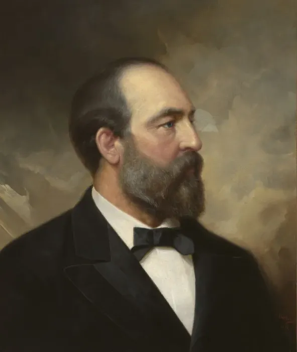 Framed Print : James Garfield, 1881. Creator: Ole Peter Hansen Balling Framed Print : James Garfield, 1881. Creator: Ole Peter Hansen Balling