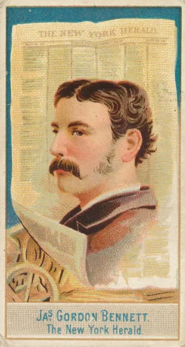 Framed Print : James Gordon Bennett, The New York Herald, from the American Editors series (N1 Framed Print : James Gordon Bennett, The New York Herald, from the American Editors series (N1