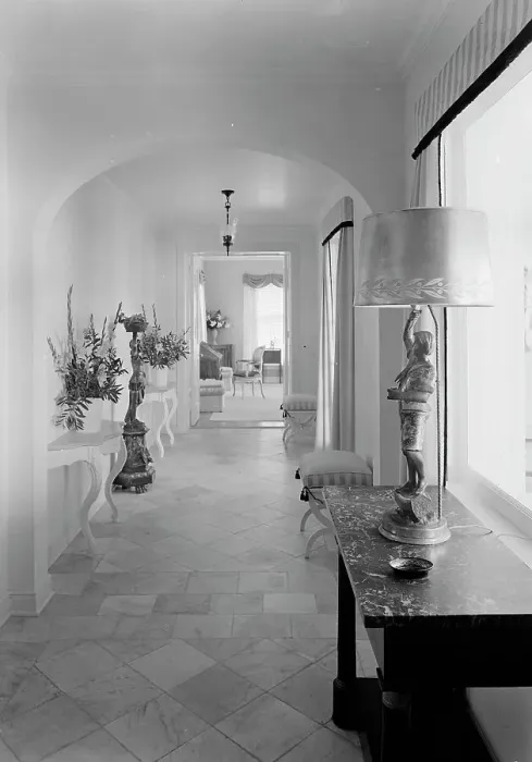Framed Print : James H. Bereman, residence at 6650 Roxbury Ln. LaGorce Island, Miami Beach, Florida, 1940. Creator: Gottscho-Schleisner, Inc Framed Print : James H. Bereman, residence at 6650 Roxbury Ln. LaGorce Island, Miami Beach, Florida, 1940. Creator: Gottscho-Schleisner, Inc