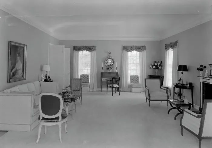 Framed Print : James H. Bereman, residence at 6650 Roxbury Ln. LaGorce Island, Miami Beach, Florida, 1940. Creator: Gottscho-Schleisner, Inc Framed Print : James H. Bereman, residence at 6650 Roxbury Ln. LaGorce Island, Miami Beach, Florida, 1940. Creator: Gottscho-Schleisner, Inc