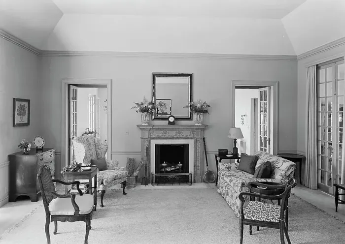 Framed Print : James H. McGraw, Jr. residence in Hobe Sound, Florida, 1941. Creator: Gottscho-Schleisner, Inc Framed Print : James H. McGraw, Jr. residence in Hobe Sound, Florida, 1941. Creator: Gottscho-Schleisner, Inc