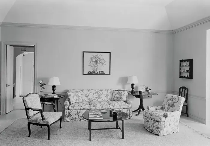 Framed Print : James H. McGraw, Jr. residence in Hobe Sound, Florida, 1941. Creator: Gottscho-Schleisner, Inc Framed Print : James H. McGraw, Jr. residence in Hobe Sound, Florida, 1941. Creator: Gottscho-Schleisner, Inc