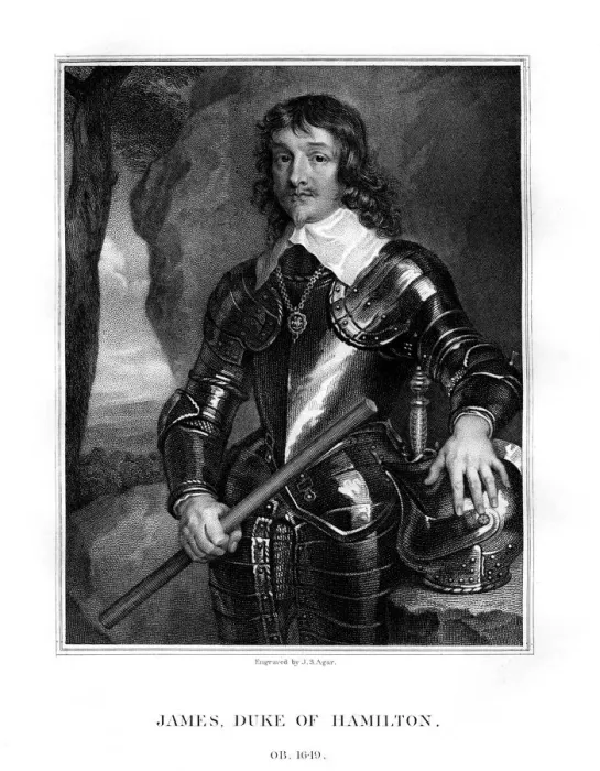Framed Print : James Hamilton, 1st Duke of Hamilton, Scottish nobleman, (1823). Artist: John Samuel Agar Framed Print : James Hamilton, 1st Duke of Hamilton, Scottish nobleman, (1823). Artist: John Samuel Agar