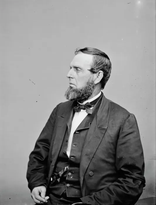 Framed Print : James Harlan, between 1855 and 1865. Creator: Unknown Framed Print : James Harlan, between 1855 and 1865. Creator: Unknown