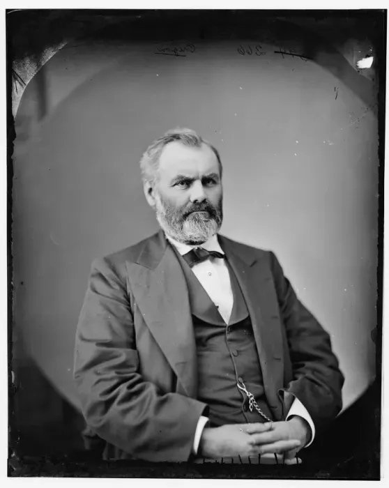 Framed Print : James Harvey Slater of Oregon, 1865-1880. Creator: Unknown Framed Print : James Harvey Slater of Oregon, 1865-1880. Creator: Unknown
