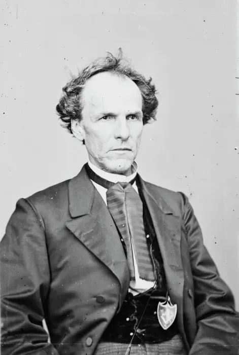 Framed Print : James Henry Lane, between 1855 and 1865. Creator: Unknown Framed Print : James Henry Lane, between 1855 and 1865. Creator: Unknown