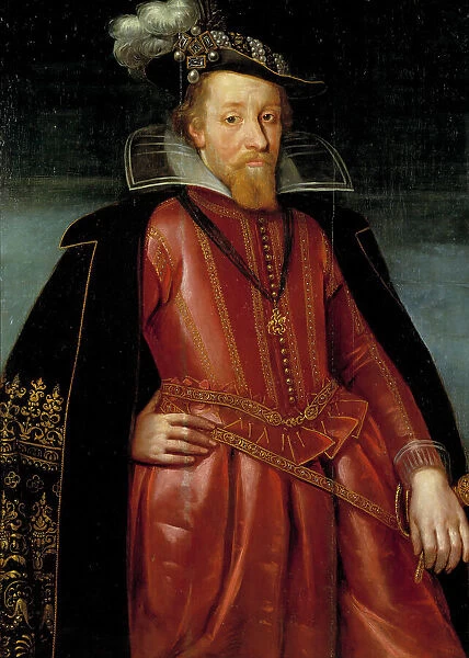 James I of England (1566-1625), c1603. Creator: John de Critz the Elder