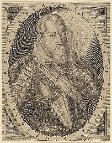 James I, King of Great Britain. Creator: Christoffel van Sichem I