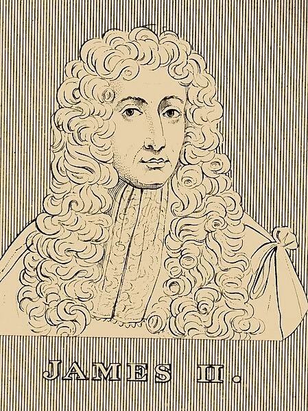 James II, (1633-1701), 1830. Creator: Unknown