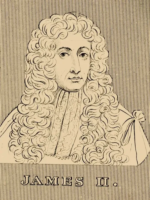 Framed Print : James II, (1633-1701), 1830. Creator: Unknown Framed Print : James II, (1633-1701), 1830. Creator: Unknown