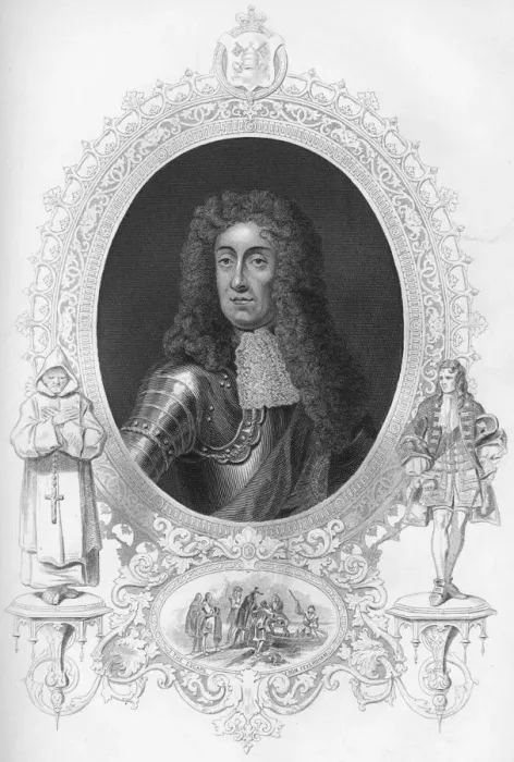 Framed Print : James II, 1859