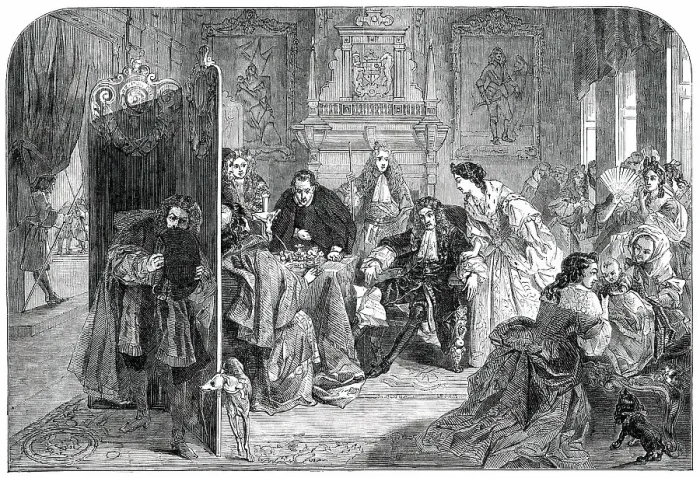 Framed Print : James II. in his Palace of Whitehall, Receiving the News... 1850. Creator: Unknown. James II. in his Palace of Whitehall, Receiving the News... 1850. Creator: Unknown Framed Print : James II. in his Palace of Whitehall, Receiving the News... 1850. Creator: Unknown. James II. in his Palace of Whitehall, Receiving the News... 1850. Creator: Unknown