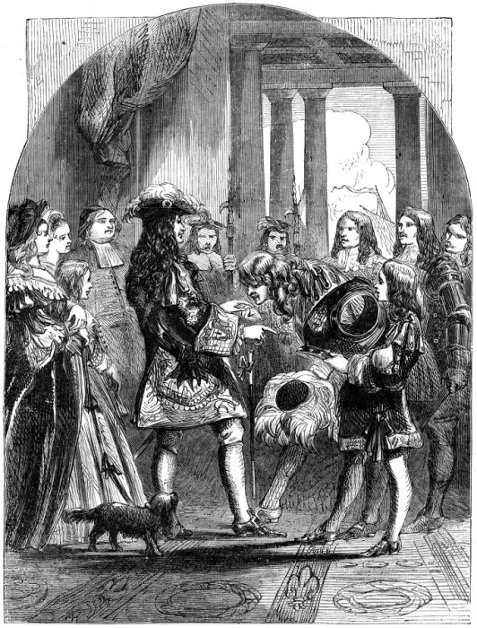 Framed Print : James II taking leave of Louis XIV of France, 1689 Framed Print : James II taking leave of Louis XIV of France, 1689