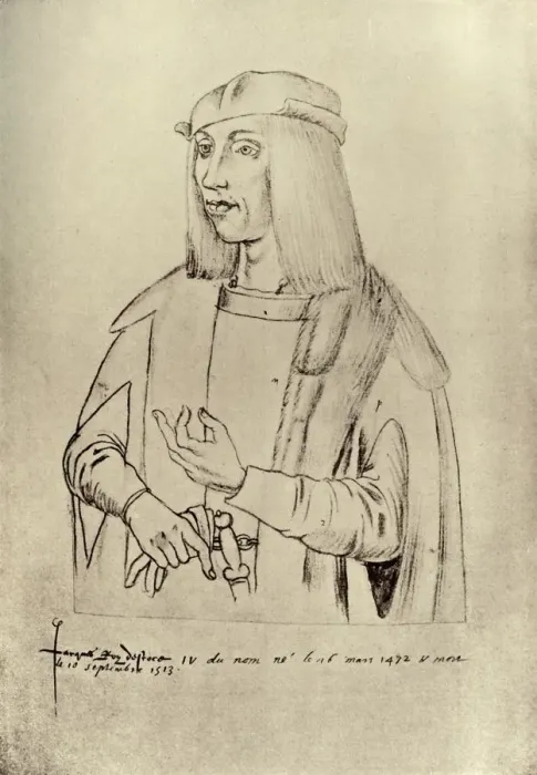Framed Print : James IV, King of Scotland, (1909). Artist: Jacques Leboucq Framed Print : James IV, King of Scotland, (1909). Artist: Jacques Leboucq