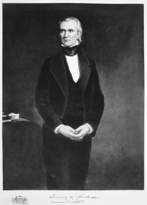 Framed Print : James K Polk, 11th President of the United States of America, (1901) Framed Print : James K Polk, 11th President of the United States of America, (1901)