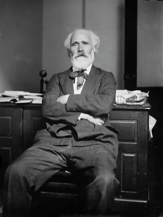 Framed Print : James Keir Hardie seated in study, 1914. Creator: Bain News Service Framed Print : James Keir Hardie seated in study, 1914. Creator: Bain News Service