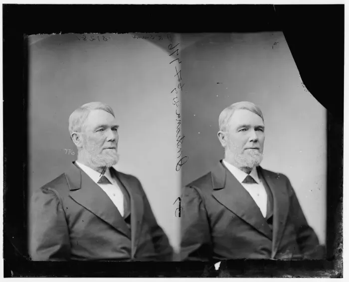 Framed Print : James La Fayette Evans of Indiana, 1865-1880. Creator: Unknown Framed Print : James La Fayette Evans of Indiana, 1865-1880. Creator: Unknown