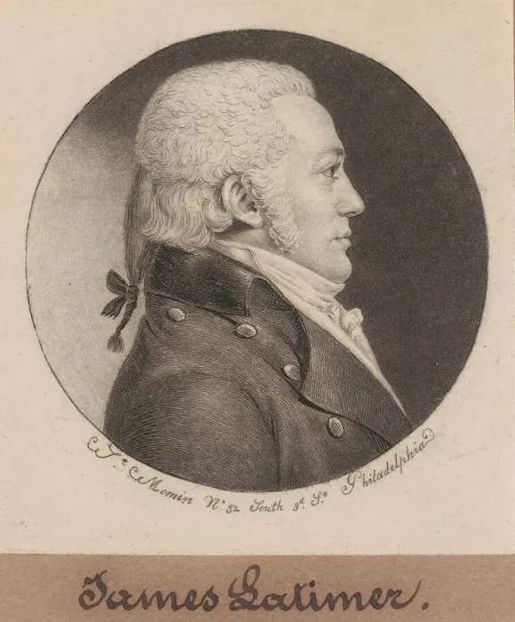 Framed Print : James Latimer, 1798. Creator: Charles Balthazar Julien Fevret de Saint-Memin Framed Print : James Latimer, 1798. Creator: Charles Balthazar Julien Fevret de Saint-Memin