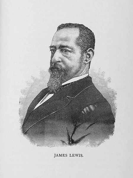 James Lewis, 1887. Creator: Unknown