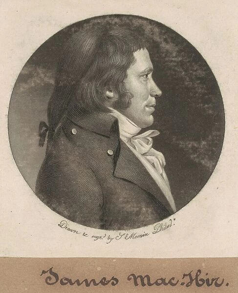 James Machir, 1799. Creator: Charles Balthazar Julien Fevret de Saint-Memin