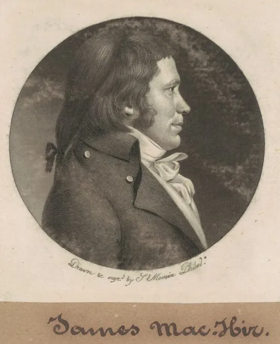 Framed Print : James Machir, 1799. Creator: Charles Balthazar Julien Fevret de Saint-Memin Framed Print : James Machir, 1799. Creator: Charles Balthazar Julien Fevret de Saint-Memin
