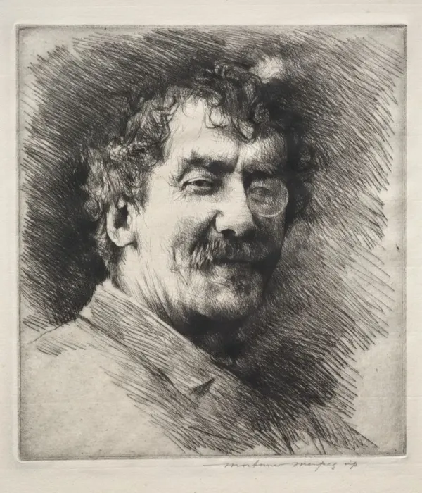 Framed Print : James MacNeill Whistler. Creator: Mortimer Menpes (British, 1860-1938) Framed Print : James MacNeill Whistler. Creator: Mortimer Menpes (British, 1860-1938)