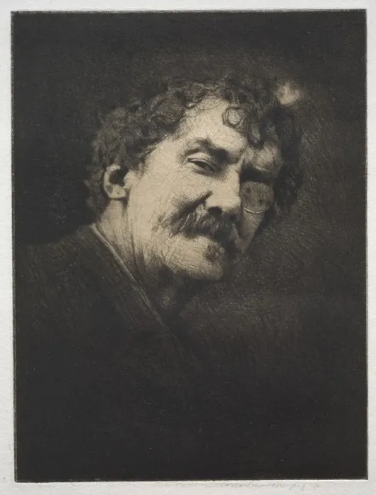 Framed Print : James MacNeill Whistler. Creator: Mortimer Menpes (British, 1860-1938) Framed Print : James MacNeill Whistler. Creator: Mortimer Menpes (British, 1860-1938)