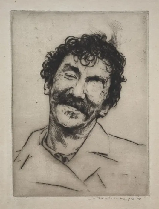 Framed Print : James MacNeill Whistler. Creator: Mortimer Menpes (British, 1860-1938) Framed Print : James MacNeill Whistler. Creator: Mortimer Menpes (British, 1860-1938)