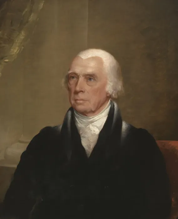 Framed Print : James Madison, c. 1829-1830. Creator: Chester Harding Framed Print : James Madison, c. 1829-1830. Creator: Chester Harding