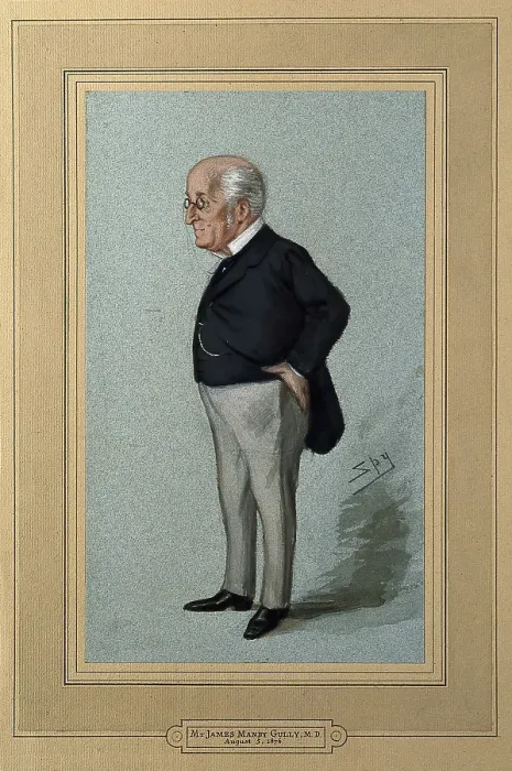 Framed Print : James Manby Gully, 1876. Creator: Sir Leslie Matthew Ward Framed Print : James Manby Gully, 1876. Creator: Sir Leslie Matthew Ward