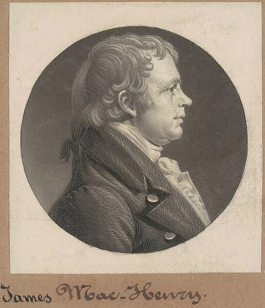 James McHenry, 1803. Creator: Charles Balthazar Julien Fevret de Saint-Memin