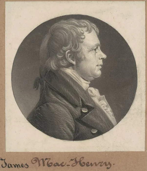 Framed Print : James McHenry, 1803. Creator: Charles Balthazar Julien Fevret de Saint-Memin Framed Print : James McHenry, 1803. Creator: Charles Balthazar Julien Fevret de Saint-Memin