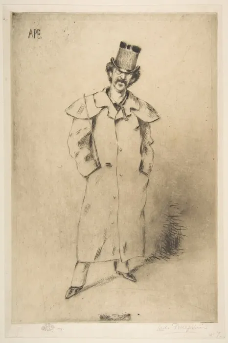 Framed Print : James McNeill Whistler, 19th century. Creator: Carlo Pellegrini Framed Print : James McNeill Whistler, 19th century. Creator: Carlo Pellegrini