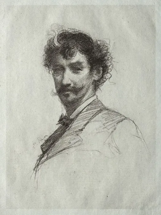 Framed Print : James McNeill Whistler with White Lock and Monocle. Creator: Paul Rajon (French, 1842 / 43-1888) Framed Print : James McNeill Whistler with White Lock and Monocle. Creator: Paul Rajon (French, 1842 / 43-1888)