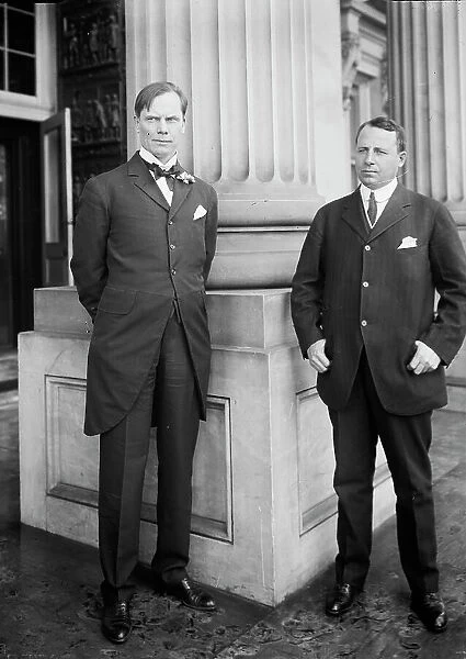 James Middleton Cox, Representative from Ohio, with Governor Sulzer of New York, 1912. Creator: Harris & Ewing. James Middleton Cox, Representative from Ohio, with Governor Sulzer of New York, 1912. Creator: Harris & Ewing