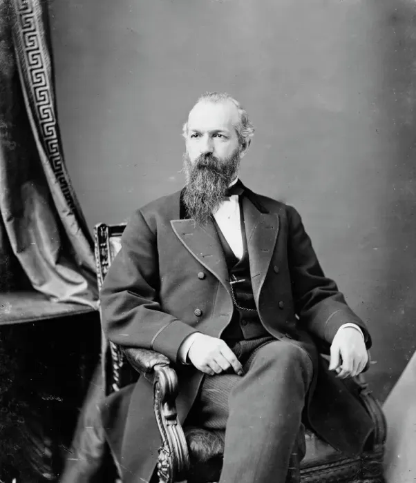 Framed Print : James Monroe Pendleton of Connecticut, between 1860 and 1875. Creator: Unknown
