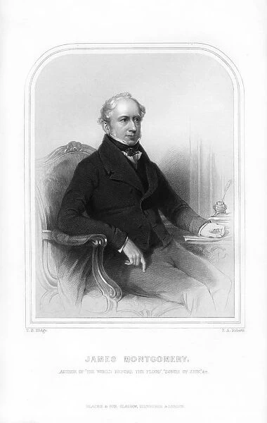 James Montgomery, Scottish editor and poet, (1870). Artist: FA Roberts